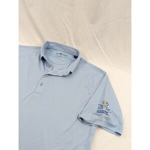 Horn Legend Performance Luxury Short‎ Sleeve Golf Polo **Men's Medium First Tee